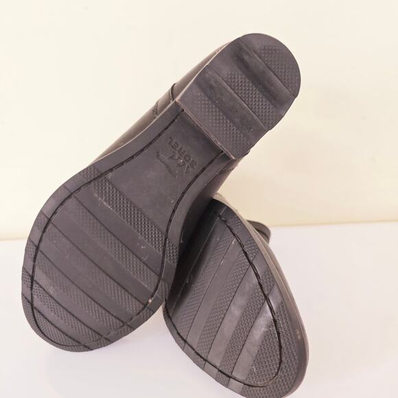 Sorel Lolla II Cut Out Bootie Black Leather Ankle Boots Women's Size 9.5 - Picture 10 of 10